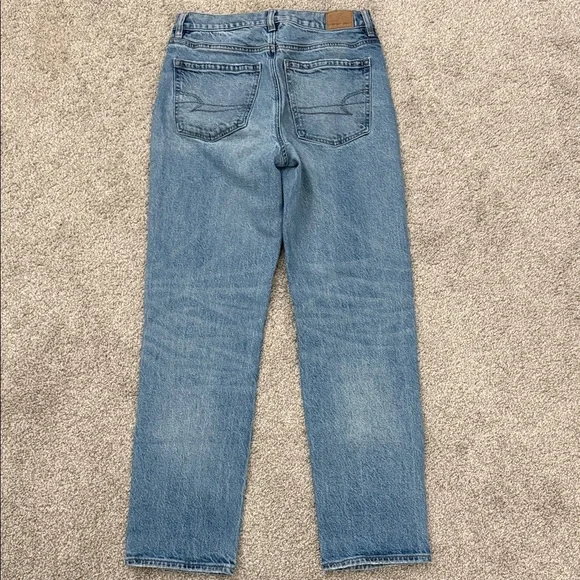 American Eagle super high-rise ankle straight jeans 4L - Picture 2 of 8